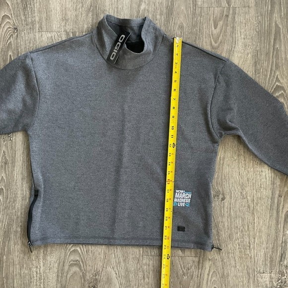 OGIO Womens M Petrol Grey Heather Transition Pullover NCAA Embroidered Sweatshir - Picture 7 of 8
